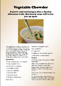 Vegetable chowder